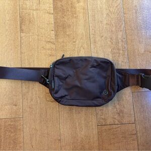 lululemon athletica Chocolate Brown Belt Bag